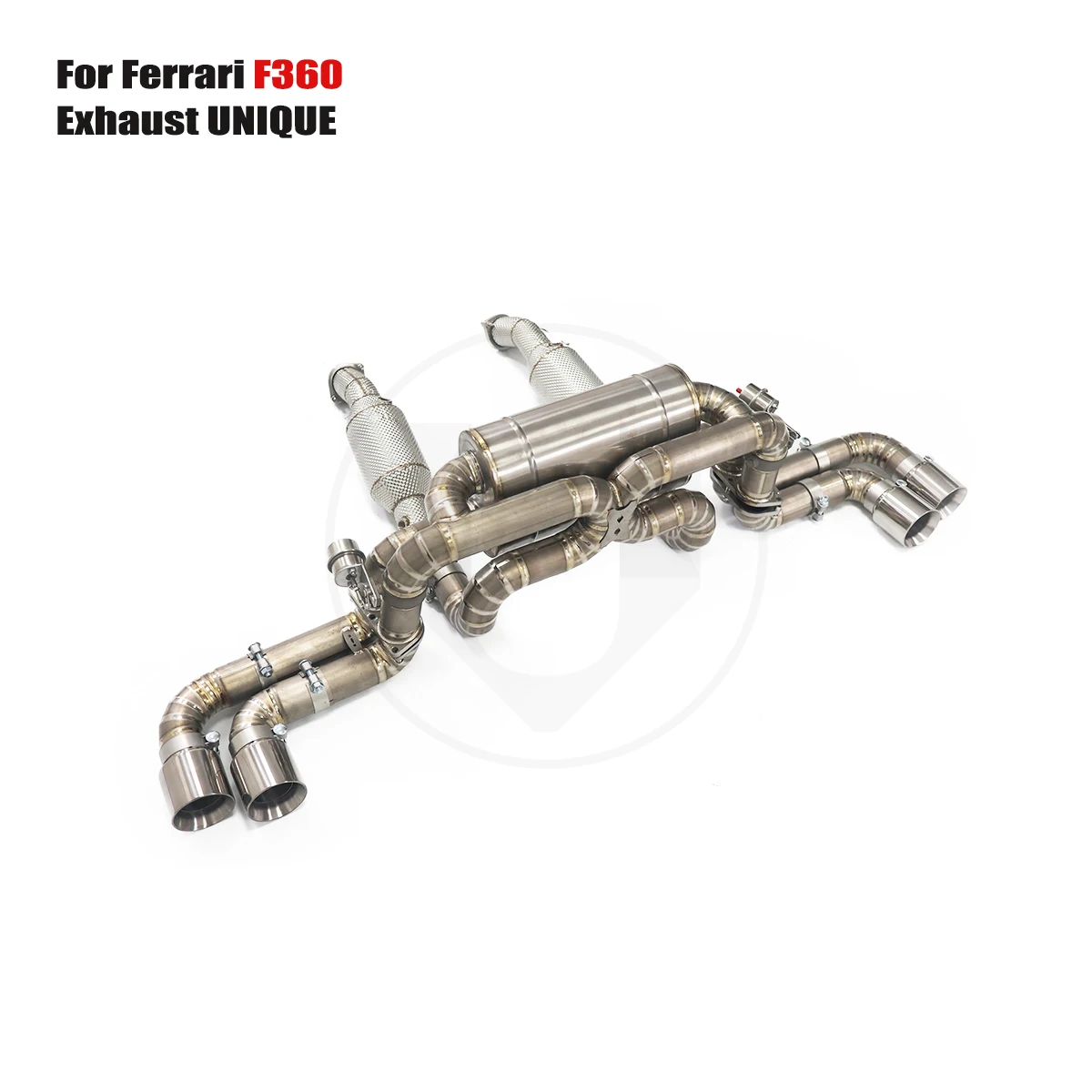 

UNIQUE For 2004+ Ferrari F360 3.6L performance valve downpipetitanium exhaust system TC4 titanium alloy exhaust muffler