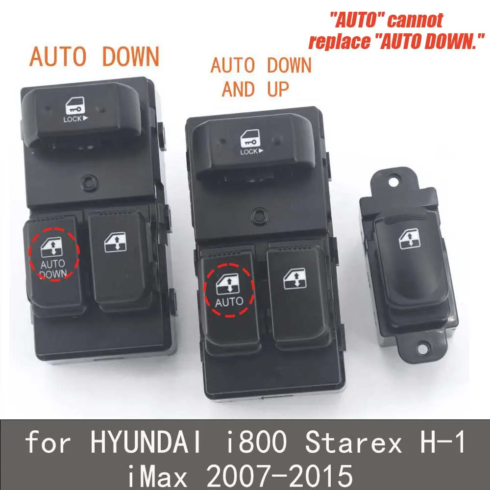 

935804H000 935704H200WK 935704H300WK Auto Power Window Switch Control Regulator for HYUNDAI i800 Starex H-1 iMax 2007-2015