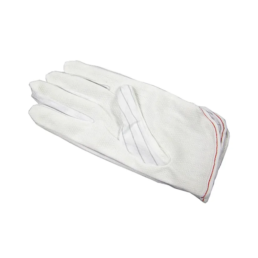 3 set High Stretch Gloves ESD BGA Repairing Soldering Working Antiskid Anti-static Anti-skid White Gloves New Polyester Glove