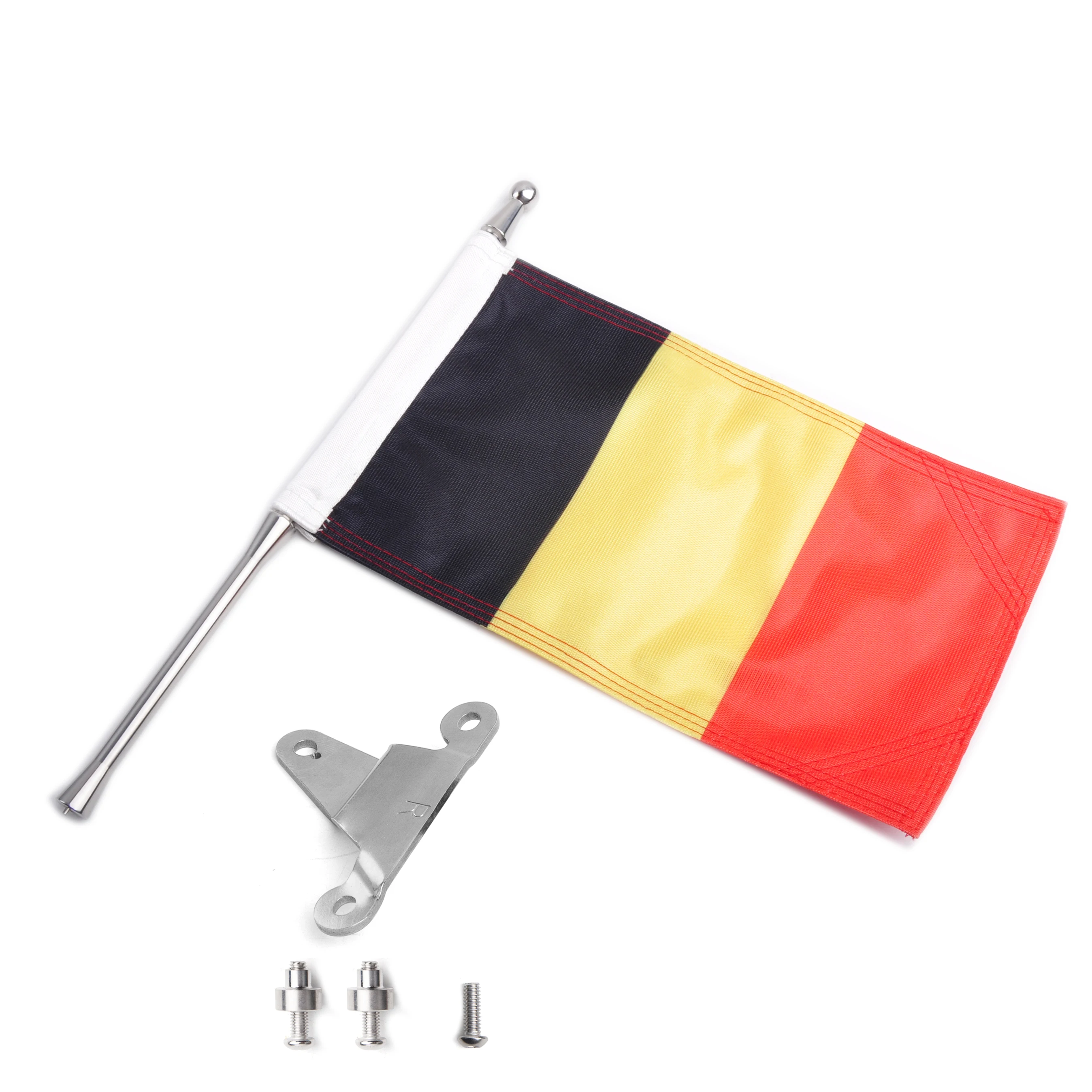 PANICAL GoldWing GL1800 Motorrad Tour Fahnenmast für Honda Motorrad Flagge Gruppe Belgien Fahnenmast Motocross Flagge 2018-2020