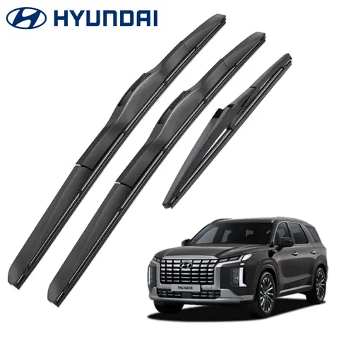 1+1+1 현대 팰리세이드 순정형 하이브리드 와이퍼 브러쉬 전면 후면