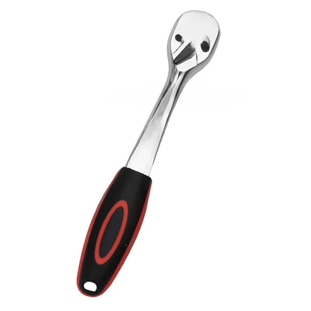 Clé à cliquet 1/4 3/8 1/2 pouces 24/72 dents, clé à douille étendue, outil de réparation de poignée