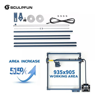 New SCULPFUN S10/S30 series XY Axis Extender Expansion kit Laser Engraving Machine 935x905mm Engraving area Extension Kit