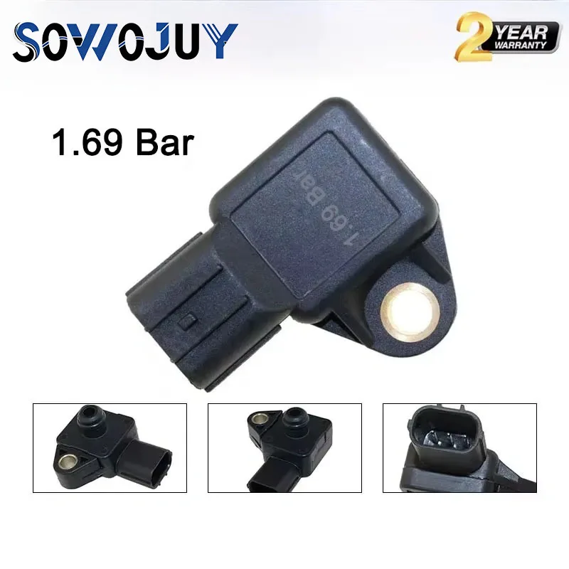 37830-PGK-A01 079800-5410 Manifold Absolute Pressure MAP Sensor For Honda Civic Accord CR-V Element RSX MDX TSX K20 K24 Turbo