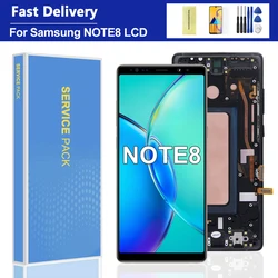 Note 8 Display With Frame For Samsung Note8 N950F N950U N950W N950FD LCD Display Touch Screen Digitizer Assembly