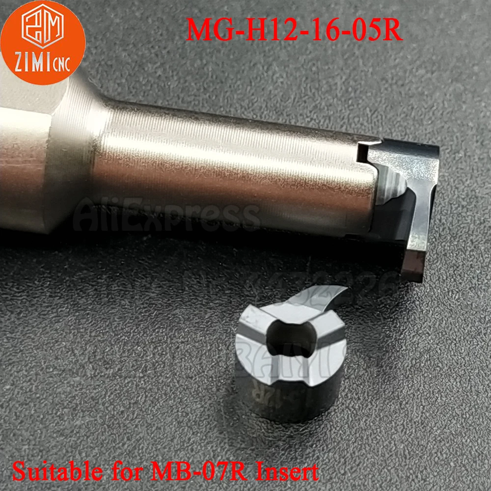 MG-H12-16-05R MG H12 16 05R Internal Slot Cutting Bar Spring Steel Turning Tool Small hole cut groove comma Grooving Tool Holder