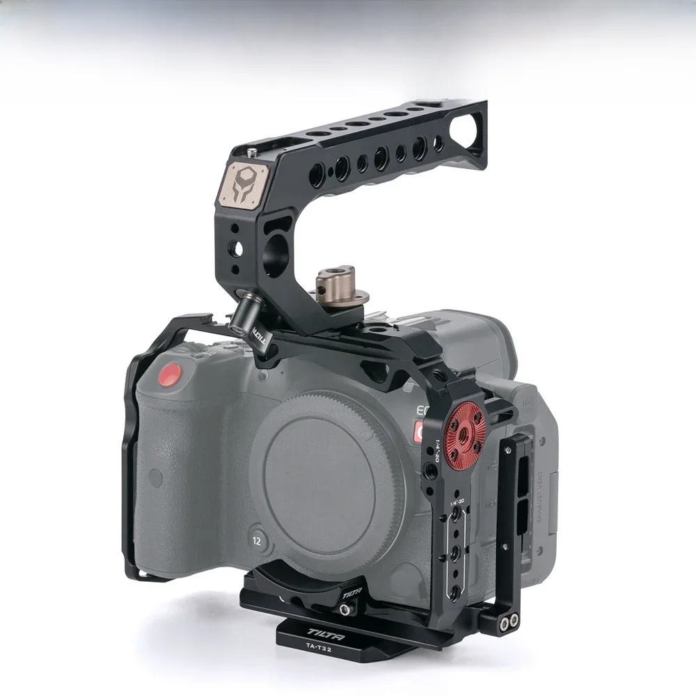 Tilta-Smart V Mount Battery Base Plate, gaiola de câmera, Canon EOS R5 C, ARCA, R5C, TA-T32-FCC-B,