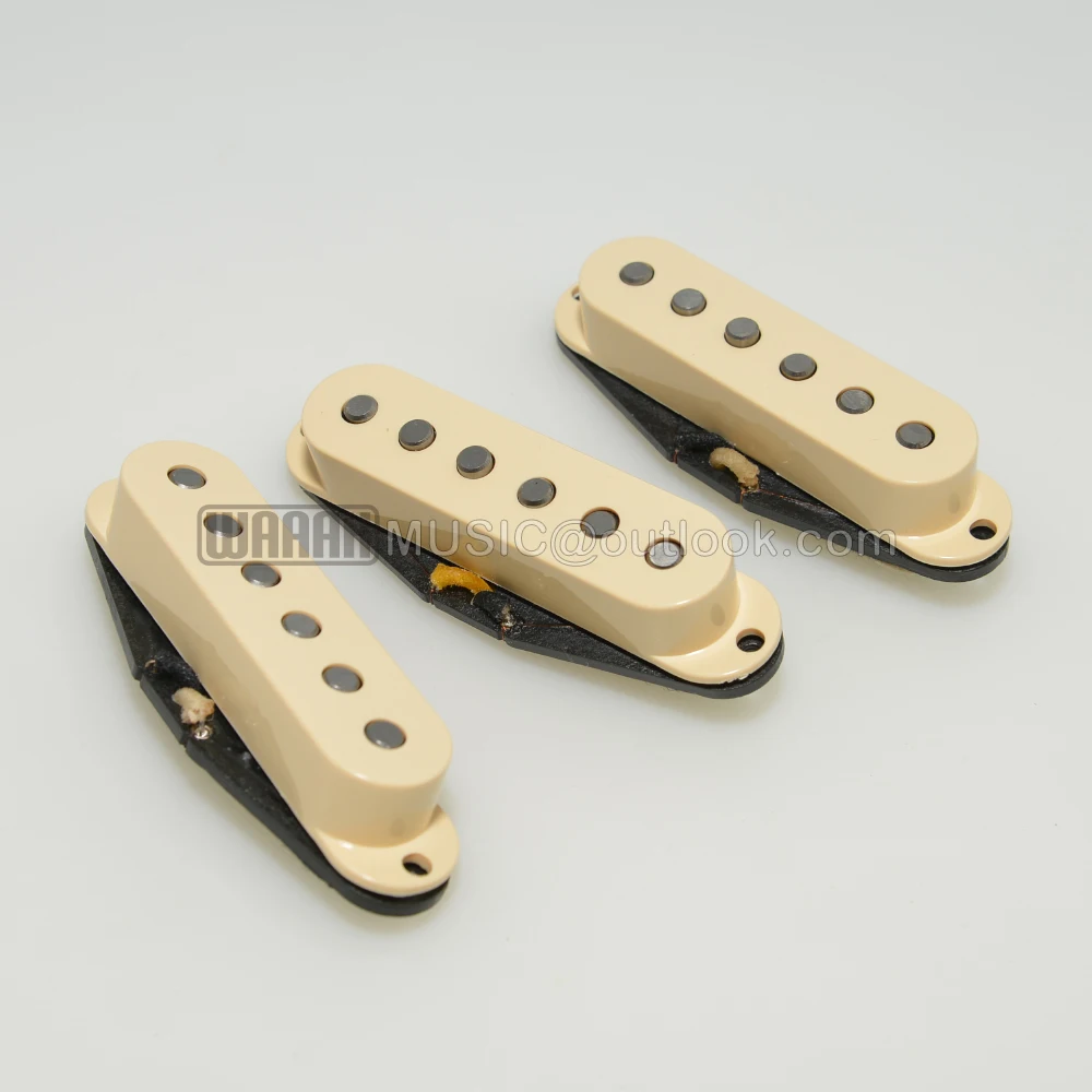 WAA5FESPS Hand Wound Alnico 3 and Alnico 5 Magnet Poblano ST Pickup Set for Electric Guitar