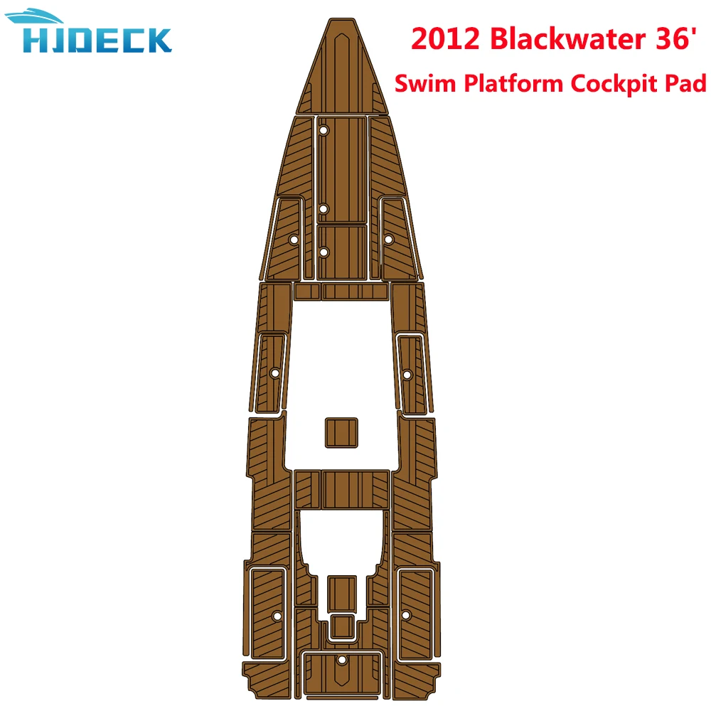 2012 Blackwater 36' Carpet For Boat Accessories Marine Carpet Nonskid Floor Foam Traction Mat Teak Decking Customizable