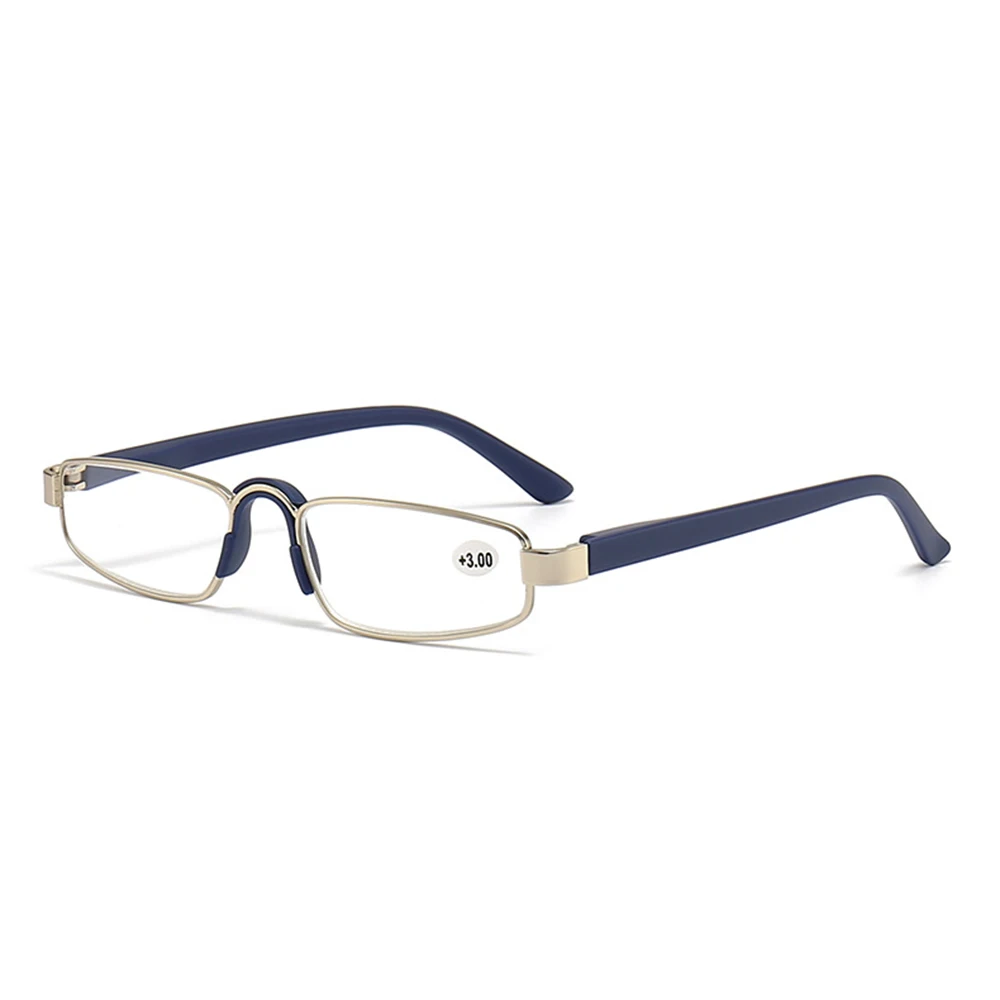 Fashion Personality Ultra Narrow Full-rim Comfortable Nose Spring Temple Reading Glasses +0.75 To +4