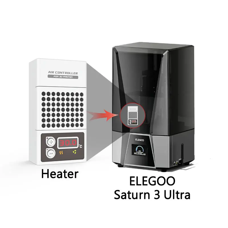ELEGOO Saturn 3 Ultra 3Dプリンター用ミニヒーター（温度 