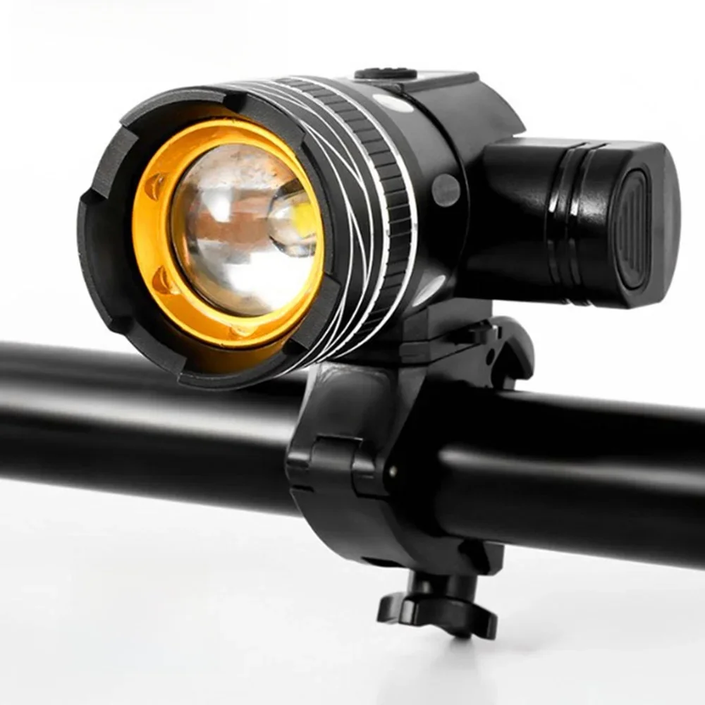 AliExpress cycle zone LED Bicycle Front Light Zoomable Adjustment Headlight USB Rechargeable Bike Head Lamop for Safety Cycling Bicycle Accessories
