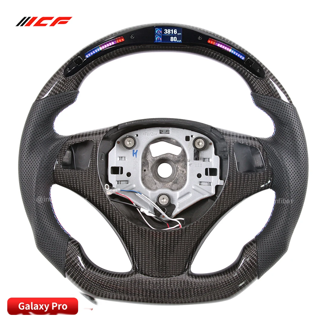 100% Real Carbon Fiber LED Customized Steering Wheel for BMW E90 E92 M3 328i 330i 335i 128i 135i E81 E87 M1