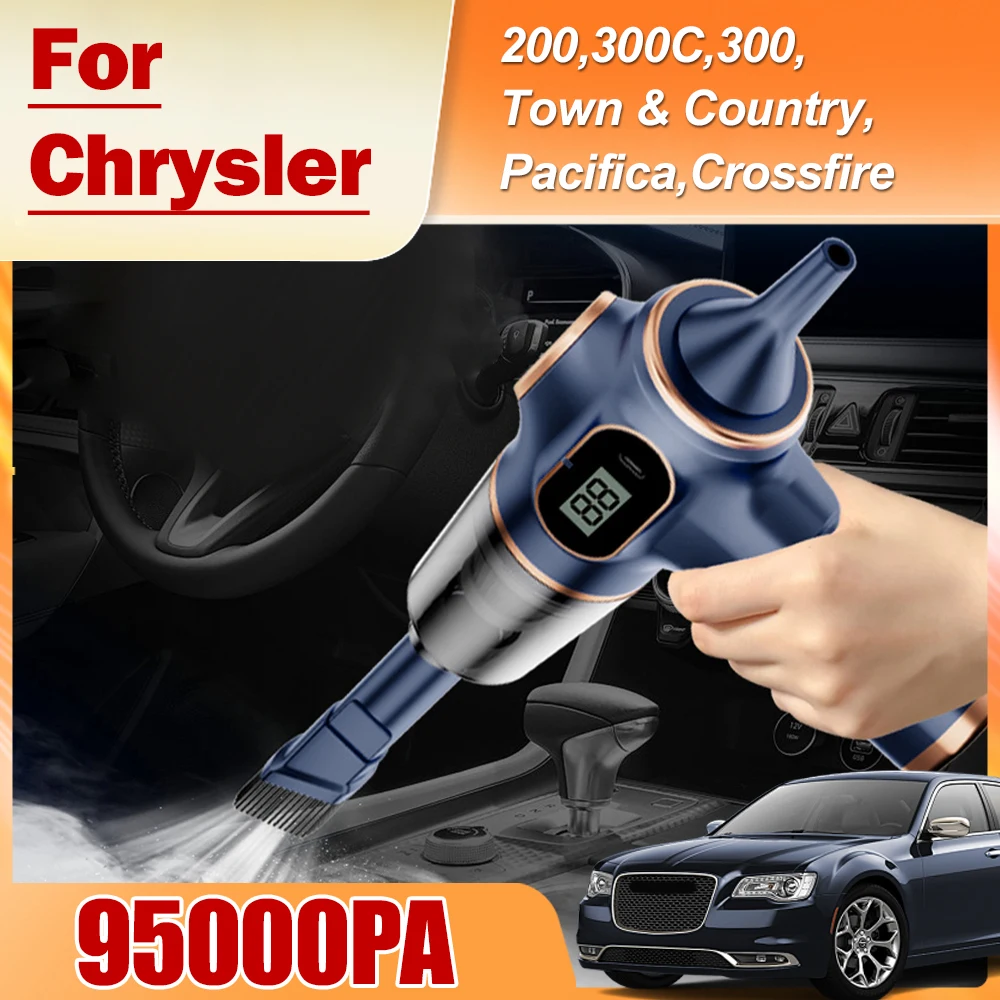 Car Vacuum Cleaner For Chrysler 200,300C,300,Town & Country,Pacifica,Crossfire Wireless Portable Vacuum Cleaner For Car Home