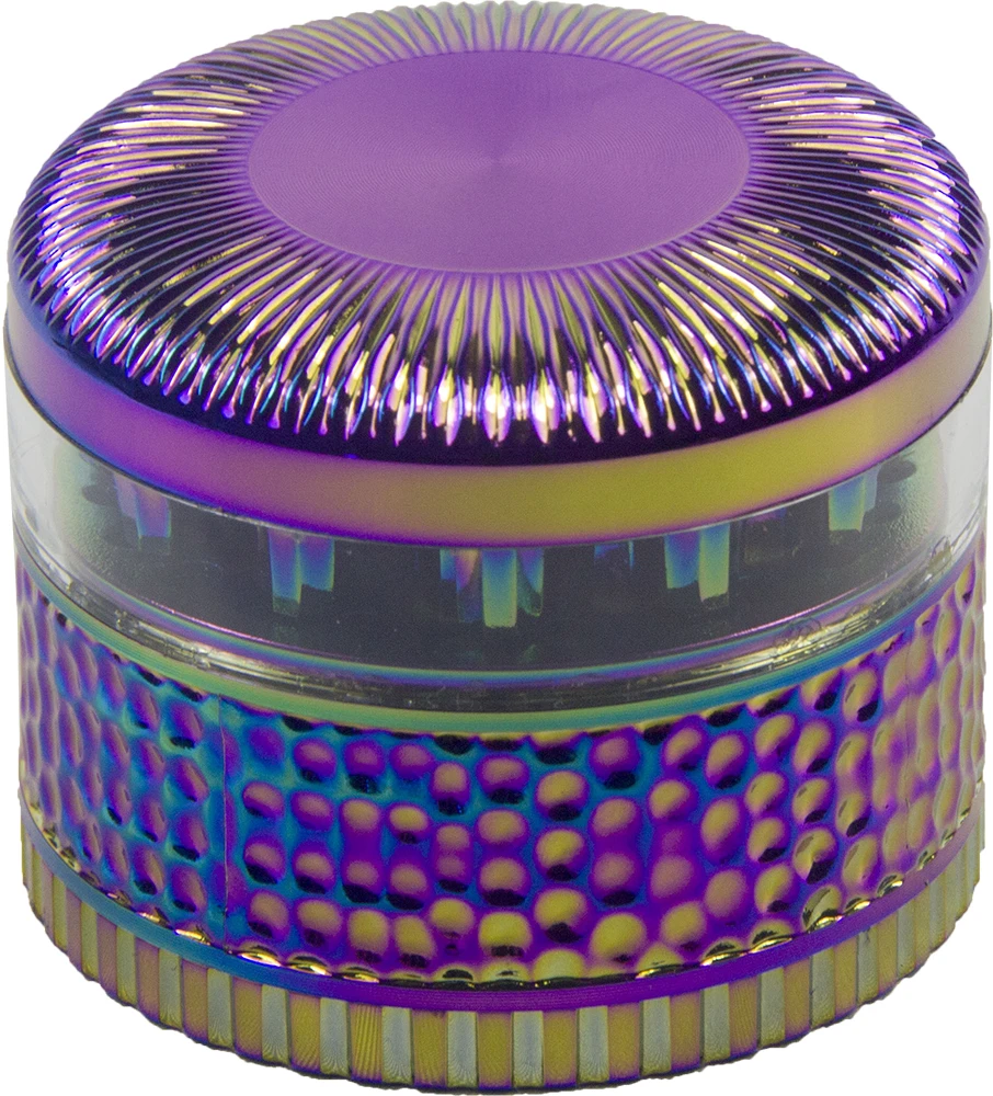 

2,5 "4-компонентная круглая прозрачная дробилка для табака, трав, специй, подарок для мужчины, подарок для кухни, домашний мужчина