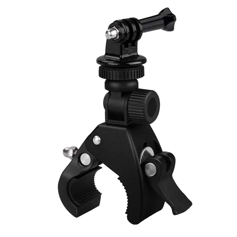 Uchwyt do kamery rowerowej motocykl uchwyt kierownicy uchwyt do statywu Adapter do kamery akcji dla Gopro Hero 11 10 9 8 7 — zdjęcie 2