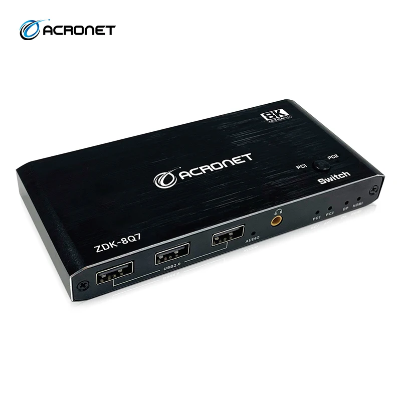 ACRONET 2:1 8K USB C Type KVM Switch, ZDK-8Q7