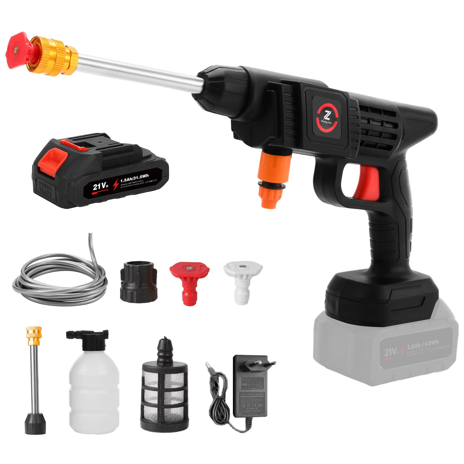 Pistola de agua para coche 3.5 Mpa