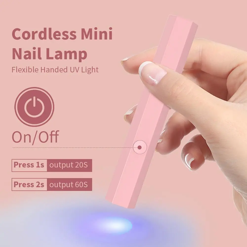 Máquina portátil de secagem rápida USB secador de unhas, Casa fototerapia ferramentas, Profissional UV LED unha lâmpada, Mini lanterna caneta, salão