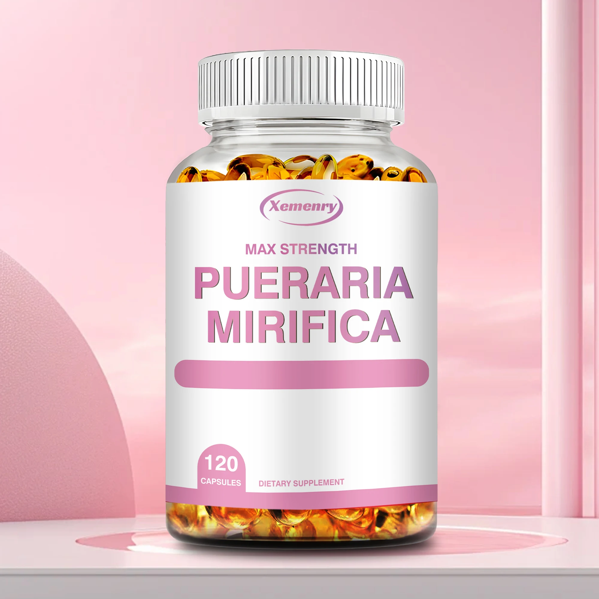 PUERARIA MIRIFICA - Breast Supplement To Support Bigger, Rounder, Firmer Breasts - 120 Capsules