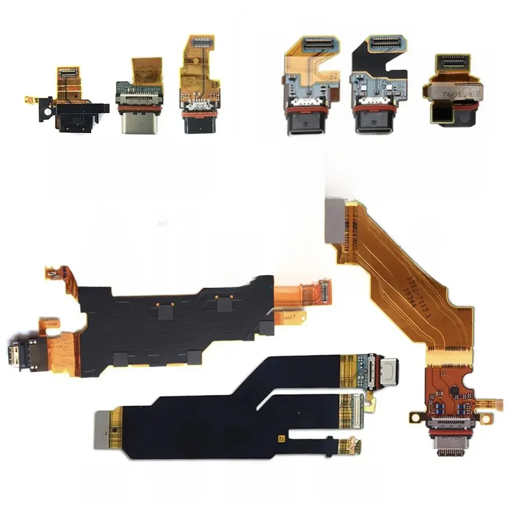 Złącze ładowania USB Aiinant Elastyczny kabel do Sony Xperia X XZ XZ1 XZ2 XZ3 Z3 Z4 Z5 Compact Premium Plus — zdjęcie 2