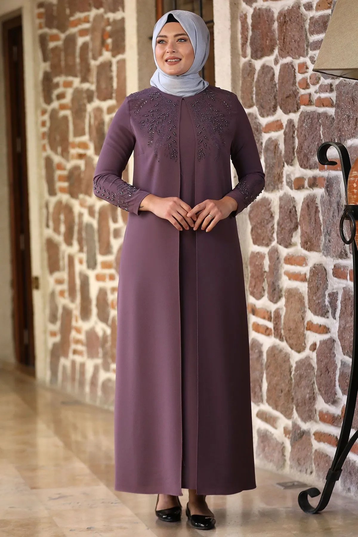 Muslim Dress Stone Embroidered Evening Dress Women Hijab clothing Abaya Plus Size Maxi Kaftan Dresses for Women Turkey Dubai