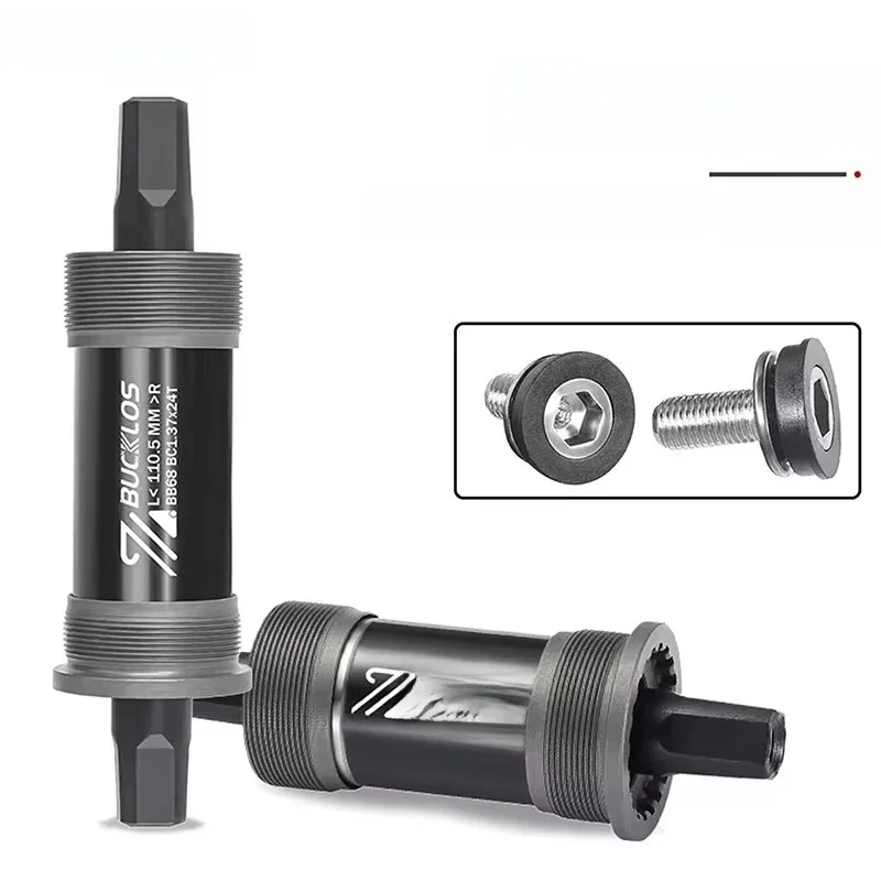 AliExpress BUCKLOS Bicycle Square Taper Bottom Bracket BB68/80/90/100/110/120 MTB Folding Bike Crank Sealed Bearings E-bike Crank BB