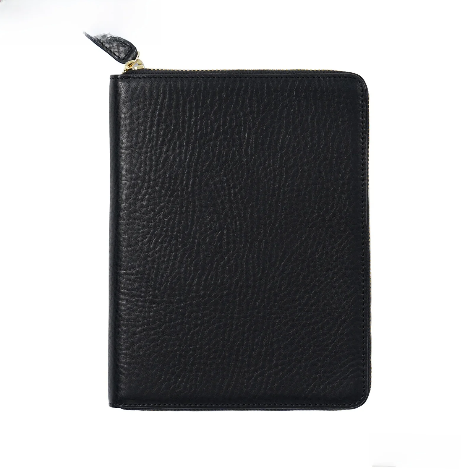 Moterm Full Grain Vegetable Tanned Leather B6 Zip Cover with Top Pocket Planner Zipper Notebook Organizer Agenda Journal Diary — 2