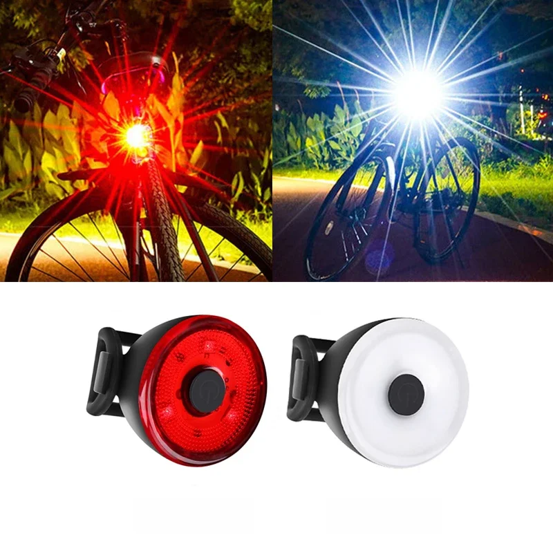 AliExpress Bicycle Tail Lamp Headlight 400 Lumens Waterproof LED Warning Light Mountain Bike Luminous Night