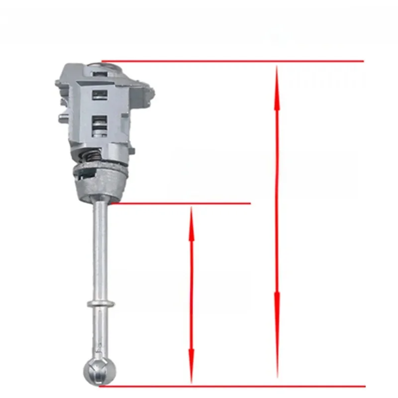 Cylindre de serrure de porte gauche automatique de remplacement adapté pour Peugeot 508 2011 – 2015 avec 1 clé