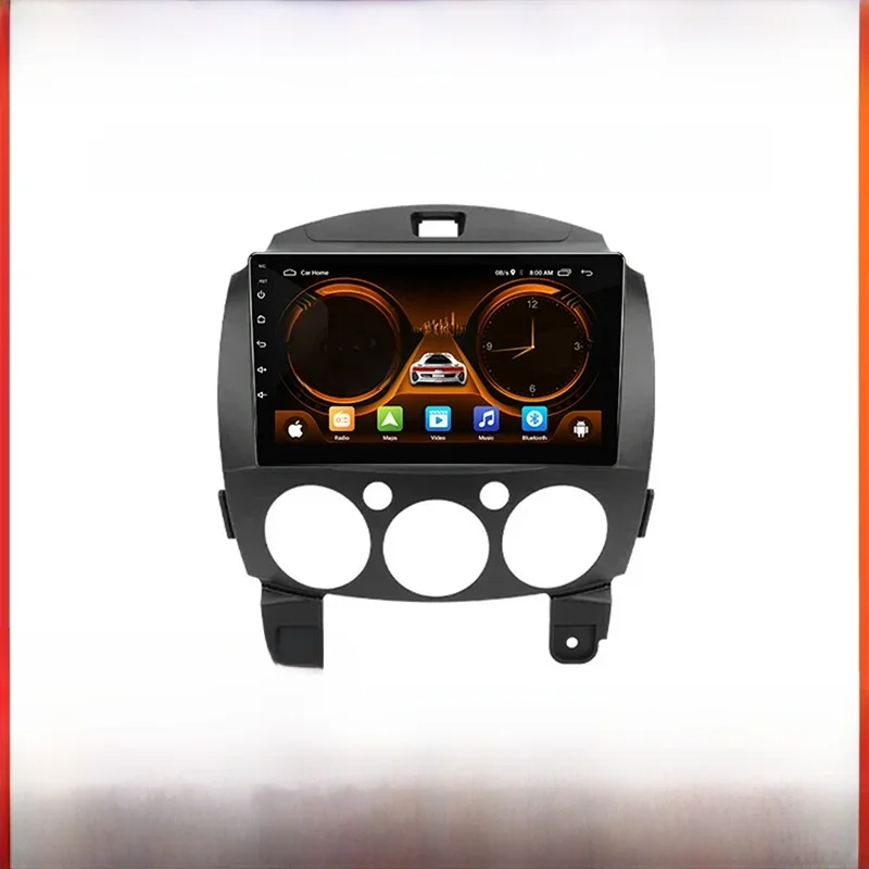 4G Auto Android Radio Multimedia Speler Voor Mazda 2 Mazda2 2007 2008 2009 2010 2011 2012 2013 2014 Gps Navi 2din 2 Din Autoradio - afbeelding 2