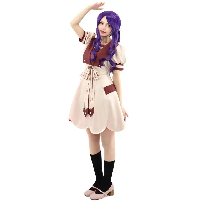 Anime Toilet-bound Hanako-kun Akane Aoi Cosplay Costume Girl Cosplay Fancy Dress Clothing With Socks Updated Classic Sailor Suit