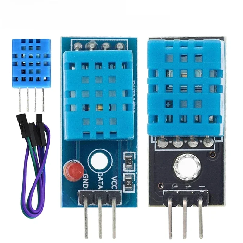 Inteligentny 3pin KY-015 DHT-11 DHT11 cyfrowy moduł czujnika temperatury i wilgotności względnej + PCB dla Arduino DIY zestaw startowy — zdjęcie 2