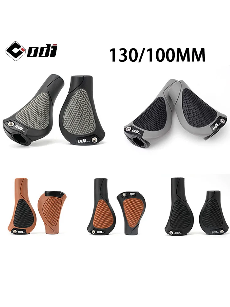 AliExpress ODI Short Bike Handlebar Grips Ergonomics Non-slip MTB Grip Cover Shock Absorption Mountain Bike Handle With Plug