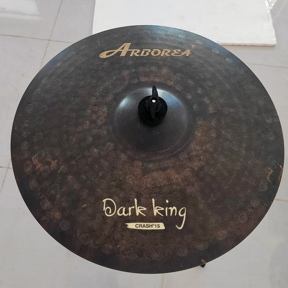 15 Inch B20 Crash Cymbal – Handmade Drum Set Cymbal with Quick Attack