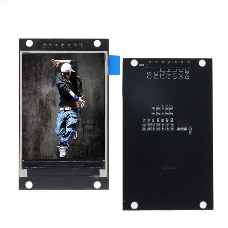 Lecteur LCD OLED avec écran TFT de 2.0 pouces, IC ST7789V 240RGBx320, Interface SPI à matrice de points pour Module d'affichage LCD polychrome Arduio
