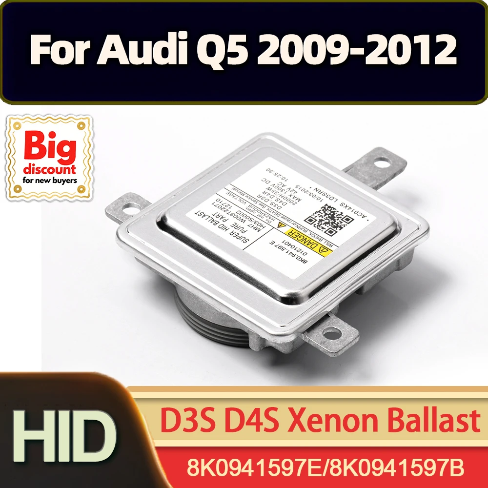 

TEENRAM 35 Вт HID ксеноновый балласт управления фар OEM 8K0941597E 8K0941597B ксеноновый балласт D3S D4S для Audi Q5 2009-2012