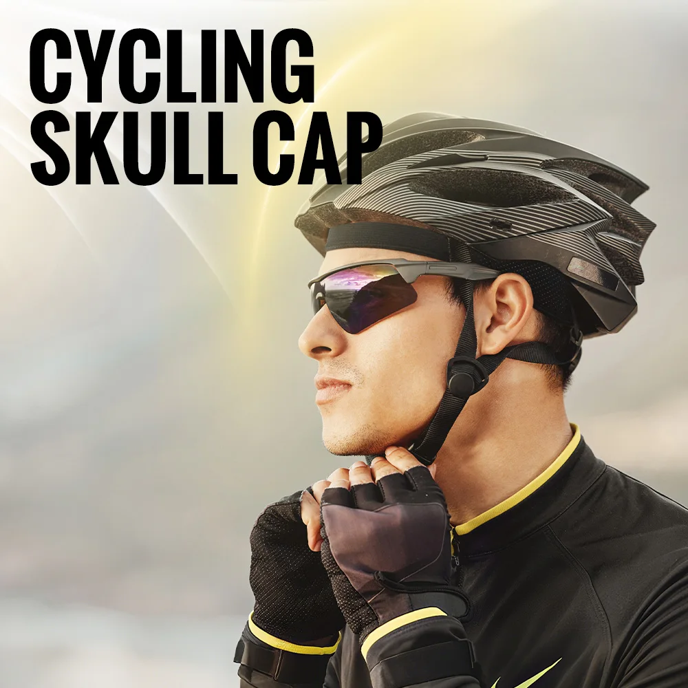 WRELS 사이클링 햇 헬멧 안에 착용하는 속건 여름 쿨링 헬멧 라이너 오토바이 헤드 랩 반다나 스컬 캡 MTB 자전거 캡