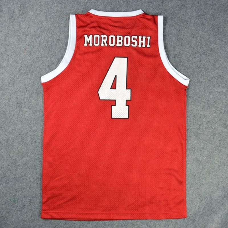 No 4 Moroboshi Toyotama Mitsui Anime Shohoku School Basketball Team Jersey Tops Sports Wear Uniform Cosplay Costume