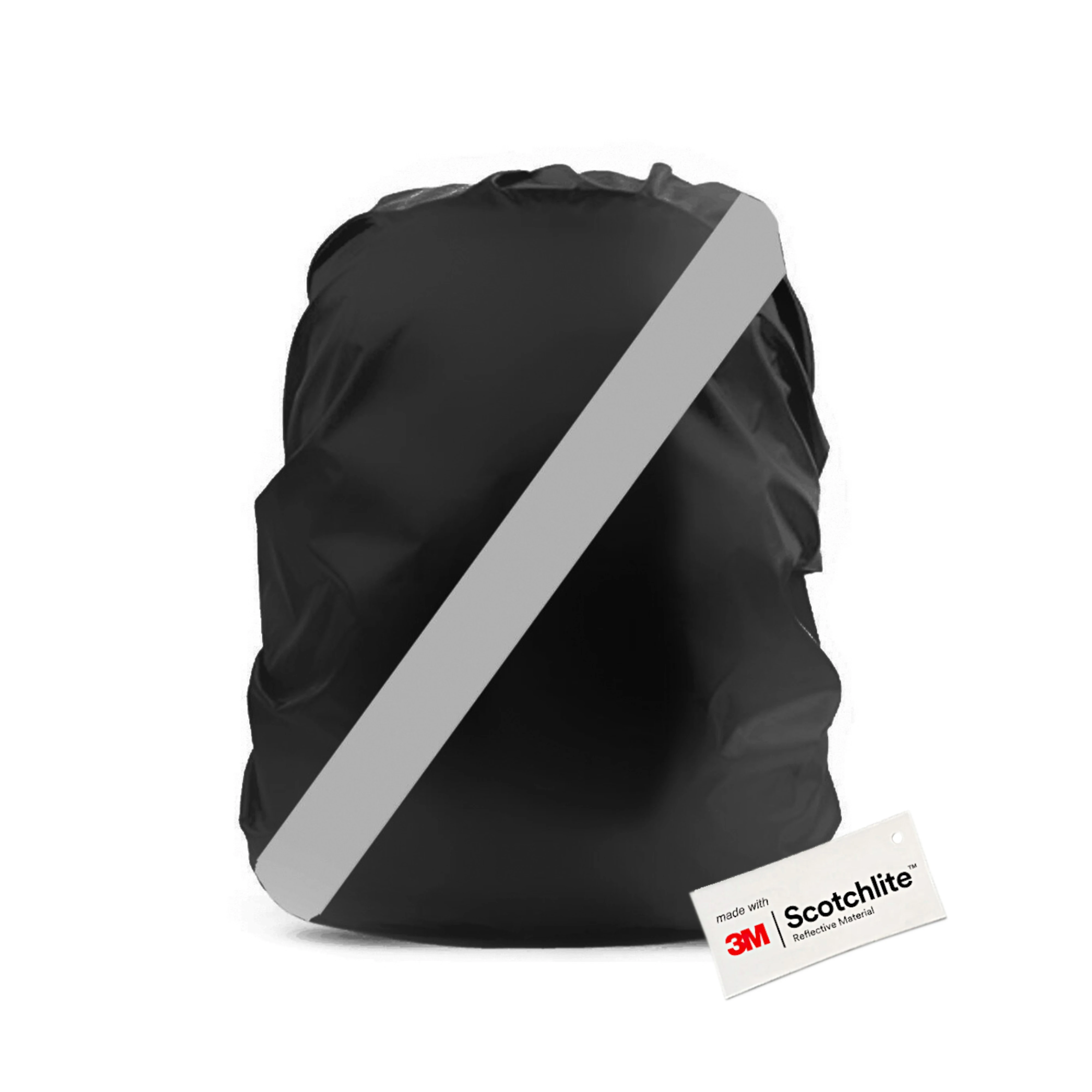 

Salzmann Waterproof Reflective Backpack Cover – Made with 3M Scotchlite – Rain Protection for Standard & XL Backpacks