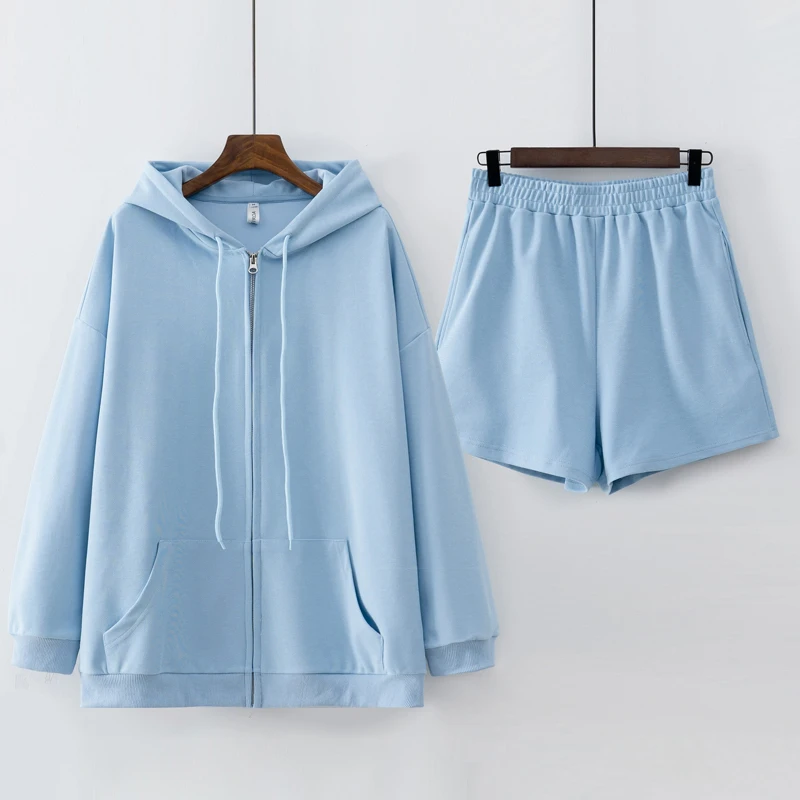 2024 Women Casual Cotton T shirt Short Sets Women Two pcs sets
