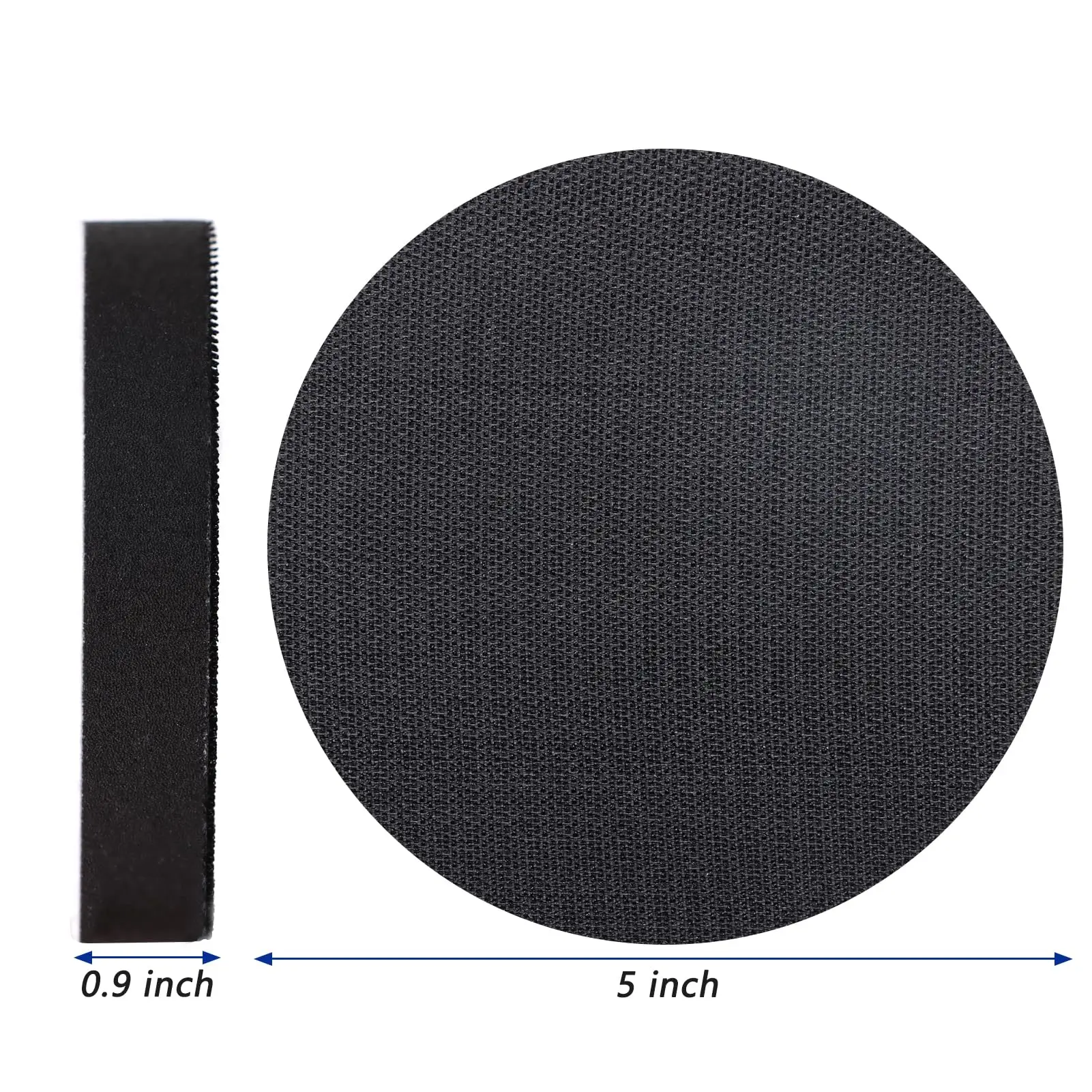 6 Pack Interface Pad 5 Inch Hook and Loop Soft Sponge Cushion Buffer Backing Pad 125mm for Orbital Sander Woodworking Polishing