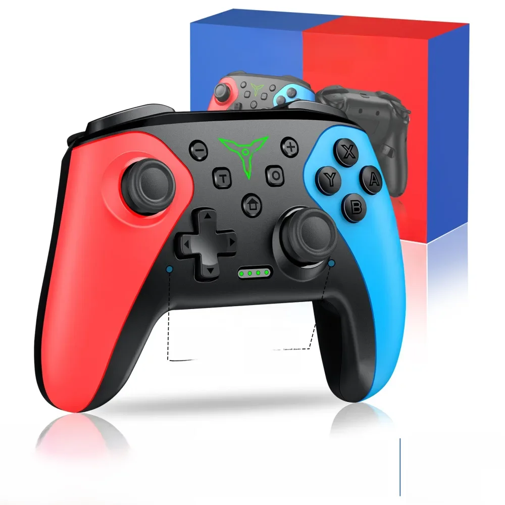 Gamepad sem fio para nintendo switch/oled suporte modo de jogo de computador joystick com wake-up