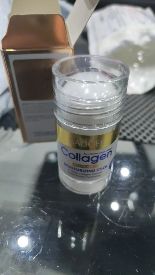 SADOER Collagen Hand & Foot Cream Stick Moisturizing Anti Cracking Whitening Anti Wrinkles Anti-Aging Hands Skin Care Products photo review