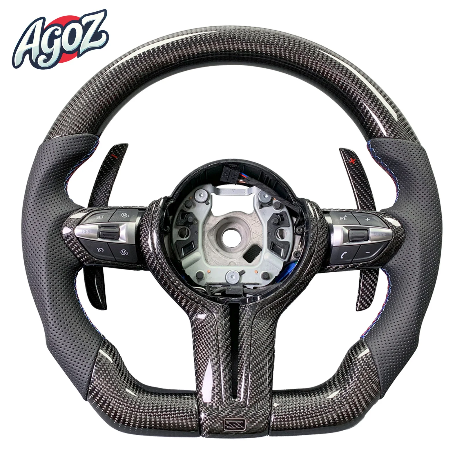 

Carbon Fiber Steering Wheel Alcantara For BMW F10 F30 F32 F15 F16 F34 M3 M4 M5 F20 F21 F06 F01Accessories Customized
