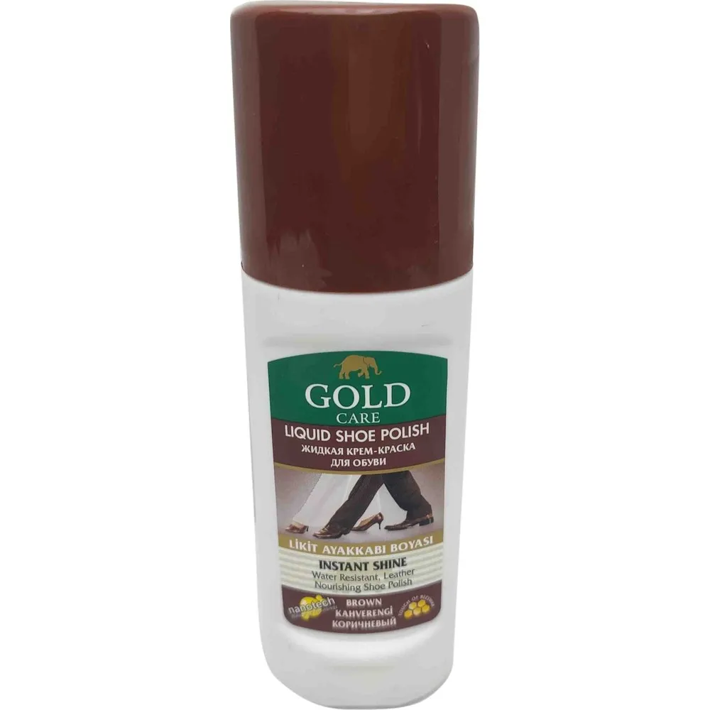 Gold Care 75ml Coffee Liquid Shoe Polish Gold Care 75ml Coffee Liquid Shoe Polish Product Description · Covers and shines