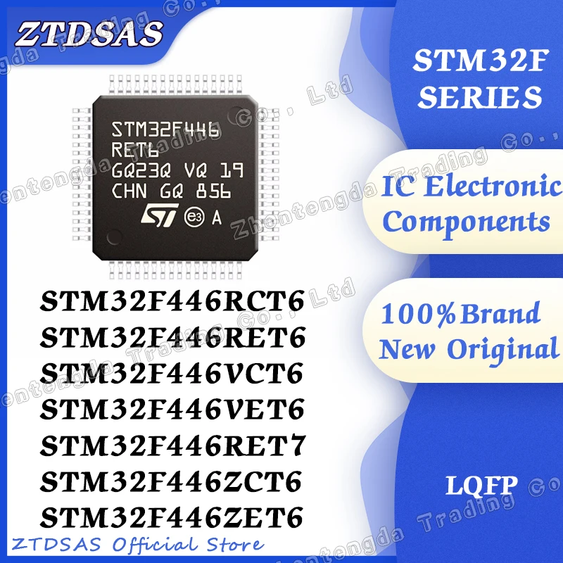 STM32F446RCT6 STM32F446RET6 STM32F446VCT6 STM32F446VET6 STM32F446RET7 STM32F446ZCT6  STM32F446ZET6 STM32F446 STM32F STM32 STM IC