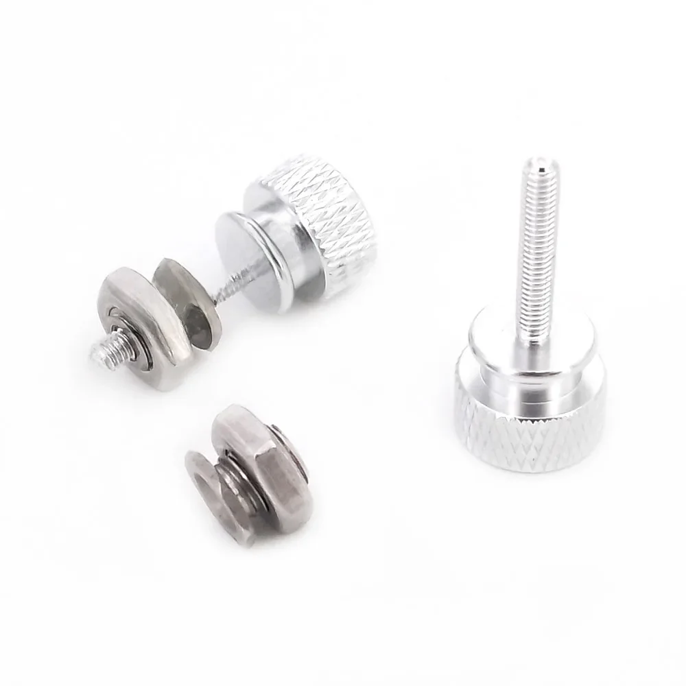 2 ensembles de fixation de porte de cabine, auvent, couvercle de trappe, casier de couvercle, écrous M6, vis à pouce pour bateau RC, voiture, avion