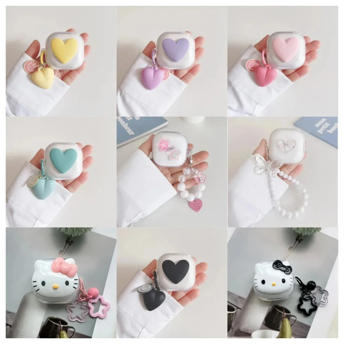 Coque transparente pour écouteurs Xiaomi Redmi Buds 6 Pro, compatible avec Redmi Buds 6 Active et Buds 6 Lite, avec porte-clés