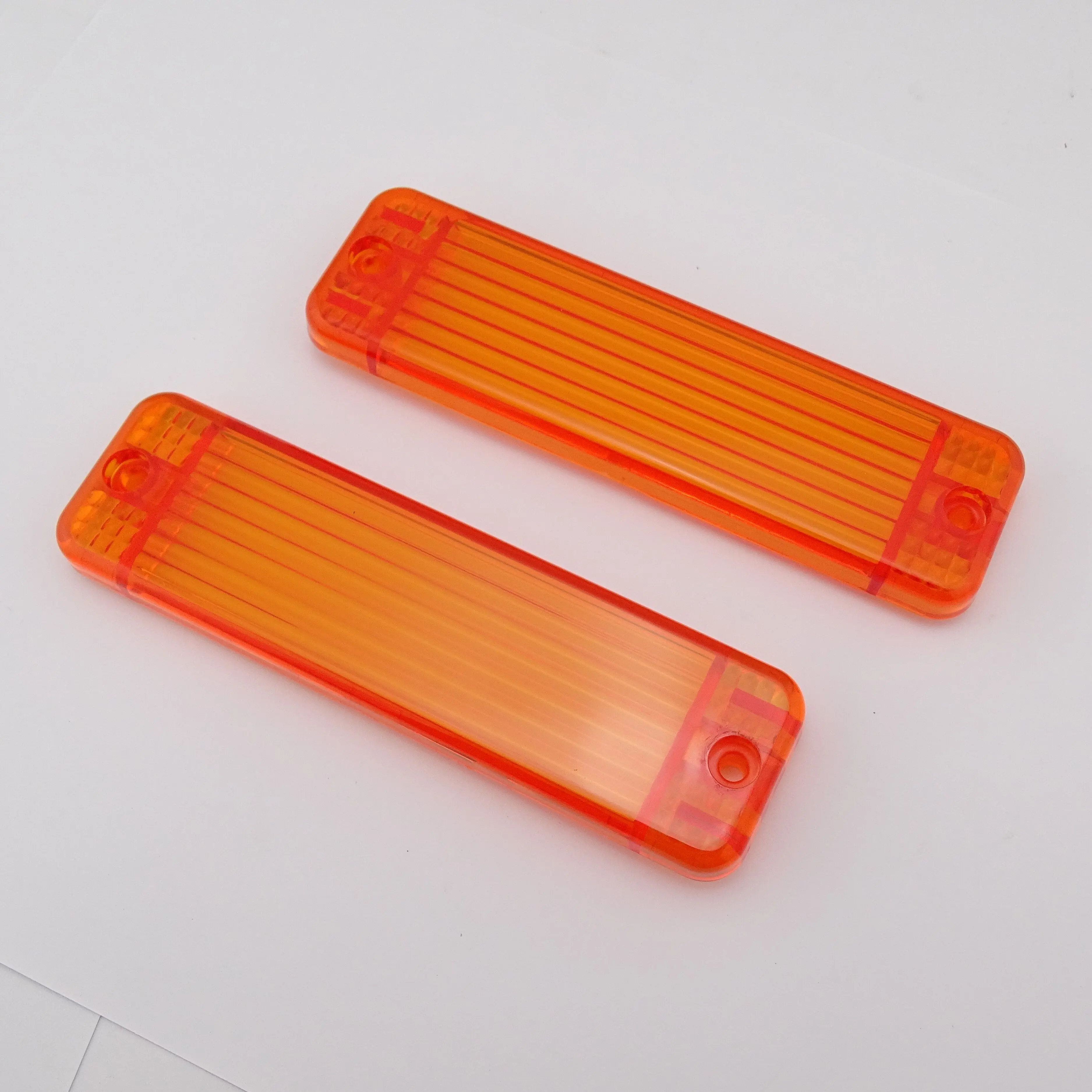 Side Light Cover VW Golf mk1 & Mk2 Trans Black Orange